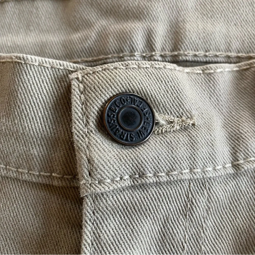 Levi’s Denim Tan Green Khaki Pants Skinny Jeans Slim W31 L32